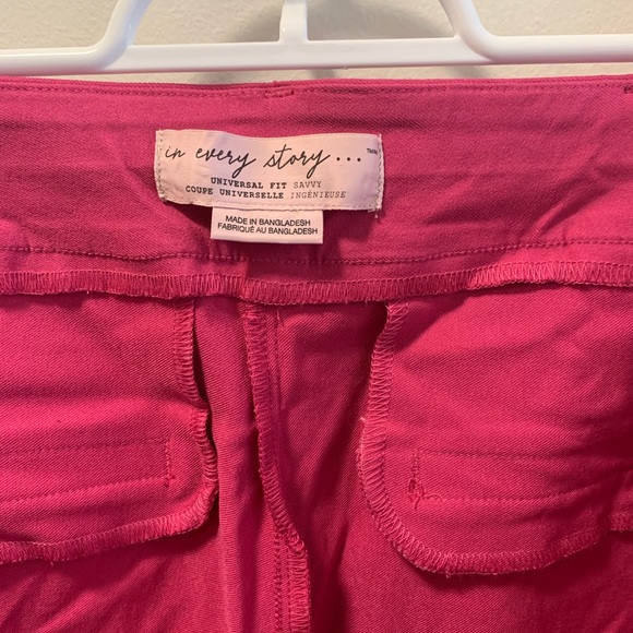 Universal Fit Savvy Pink Capris Pant Sz 20 - Picture 9 of 11